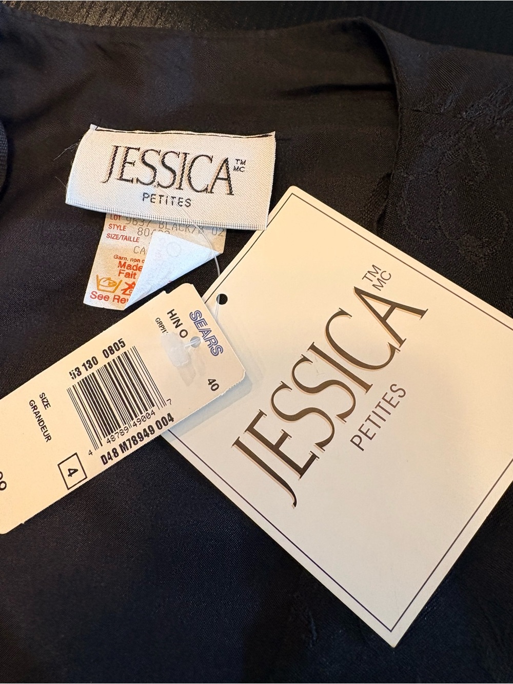 Jessica Petite Dress with Matching Jacket Set - Size 4 - Picture 8 of 11